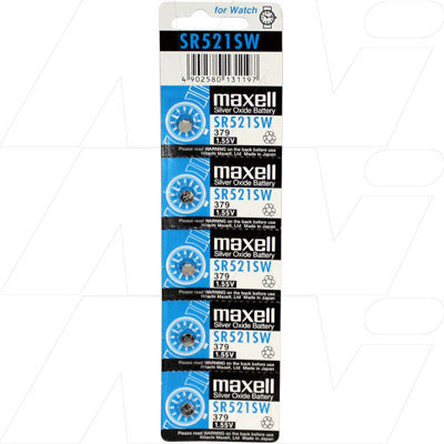 Picture of Maxell SR521SW Watch Battery