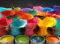 Exploding paint cans