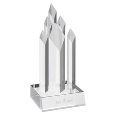 Crystal glass award 