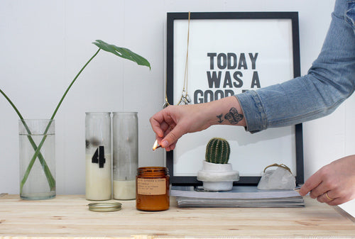 Soy wax candle by Pommes Frites