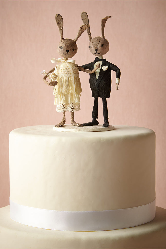 BHLDN's Rabbit Rabbit Wedding Cake Topper