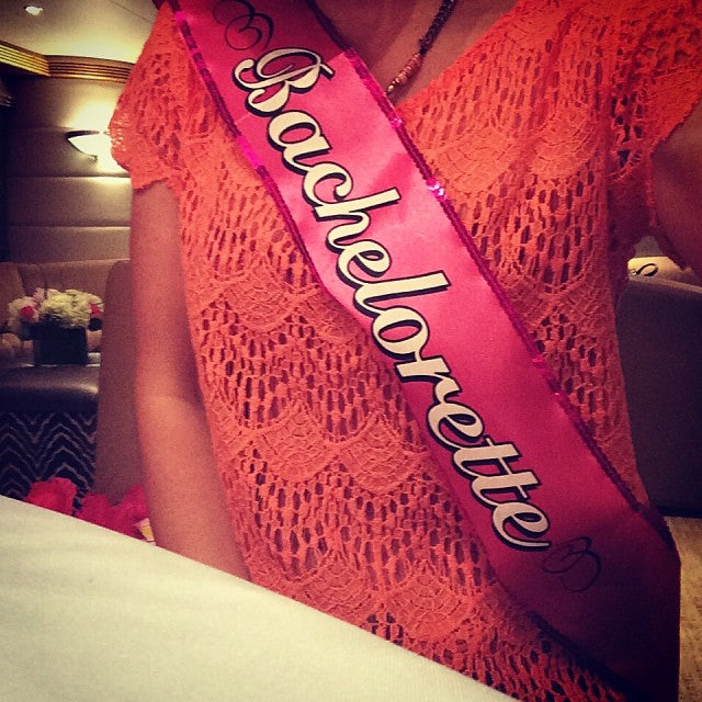 Ashley Tisdale's Bachelorette Party Sash