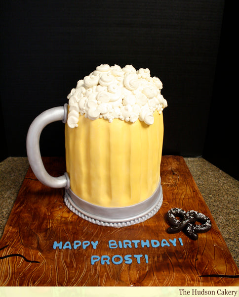 Beer Mug Groom's Cake Idea