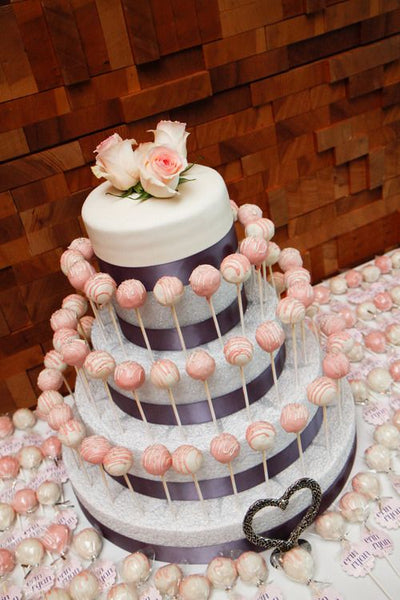 Wedding Cake with Cake Pops