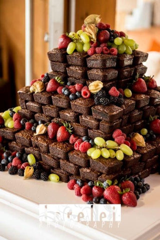 Brownie Wedding Cake 