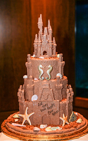 Disney’s Sand Castle Wedding Cake