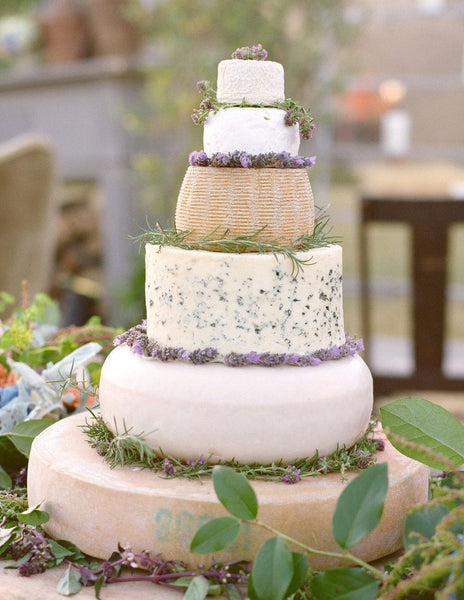 Wedding Cake made with Farm Fresh Cheese Rounds