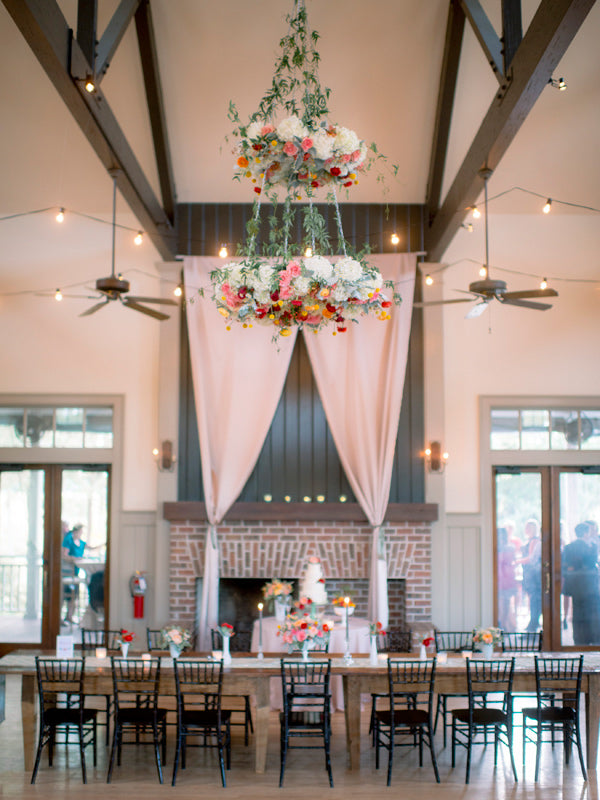 Spring Flower Souther Wedding Style Chandelier