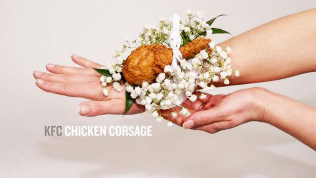 KFC's New Fried Chicken Leg Corsage