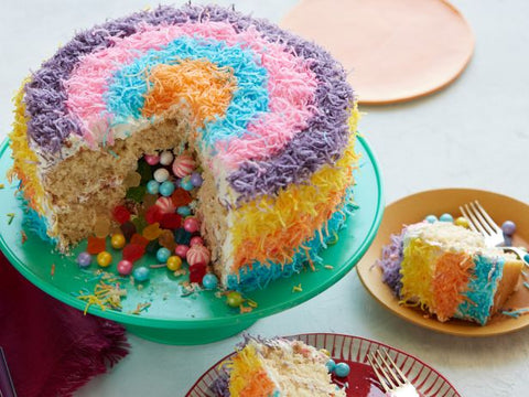 Pinata Candy Stuffed Candy Cake