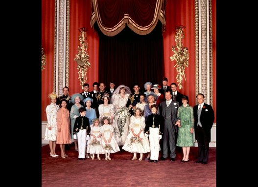 Princess Diana and Prince Charles Wedding Party
