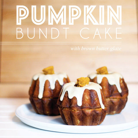 Autumn Pumpkin Bundt Cakes