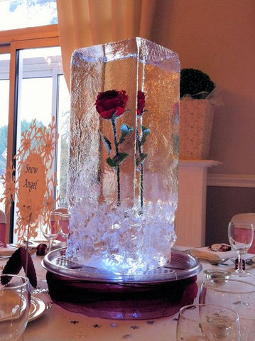 Rose Ice Sculpture Carving