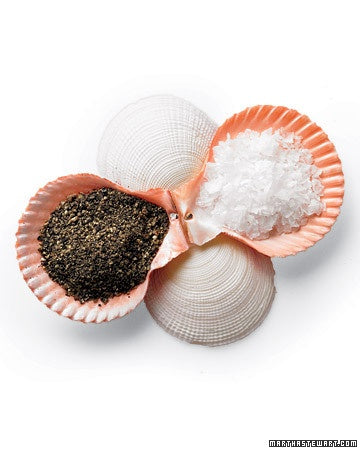 Easy DIY Salt and Pepper Seashell Dish