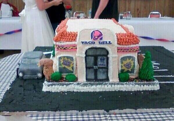Taco Bell Wedding Cake