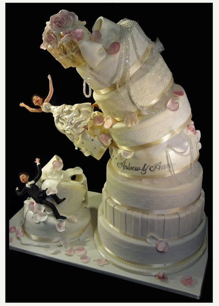 Funny Disastrous Wedding Cake