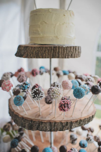 Rustic Wedding Cake Pop Wedding Cake