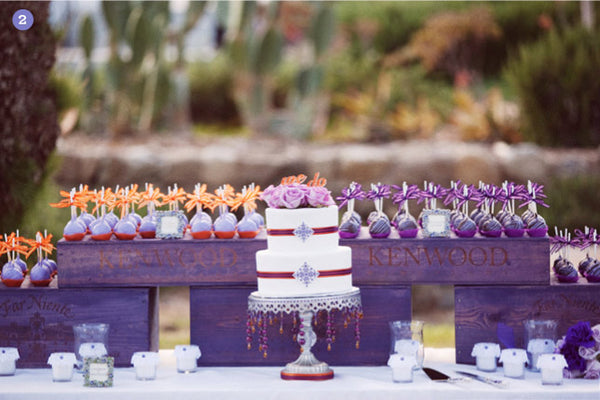 Cake Pop Wedding Display