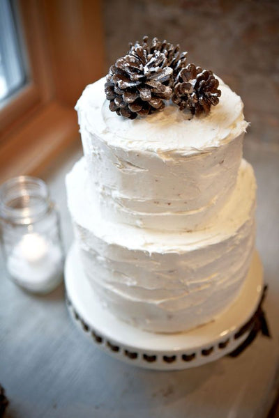 Style Me Pretty Winter Wedding Cake