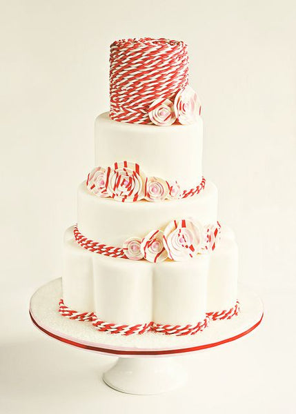 Peppermint Twist Wedding Cake by Sweetapolita on Flickr