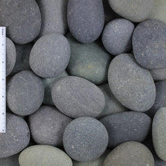 Black Mexican Beach Pebble, 2" - 3"