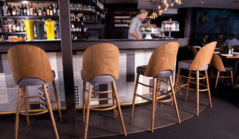 high back bar stool