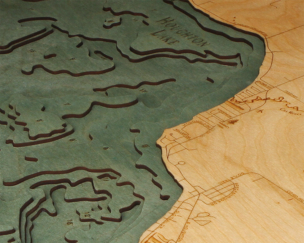 Higgins Lake Mi Depth Chart