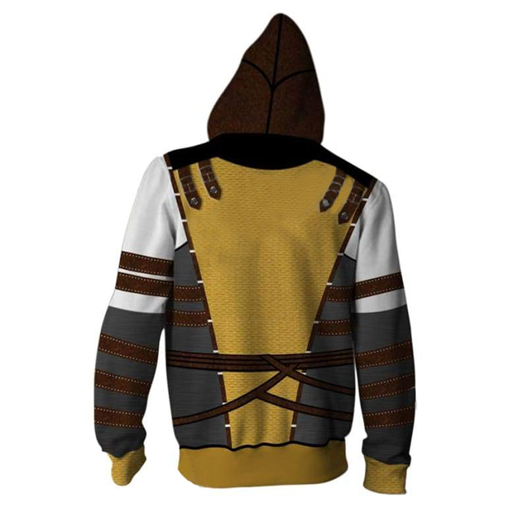 mortal kombat scorpion hoodie