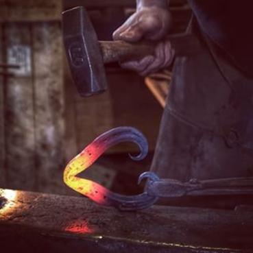 black smith at yew tree barn WRS lake district