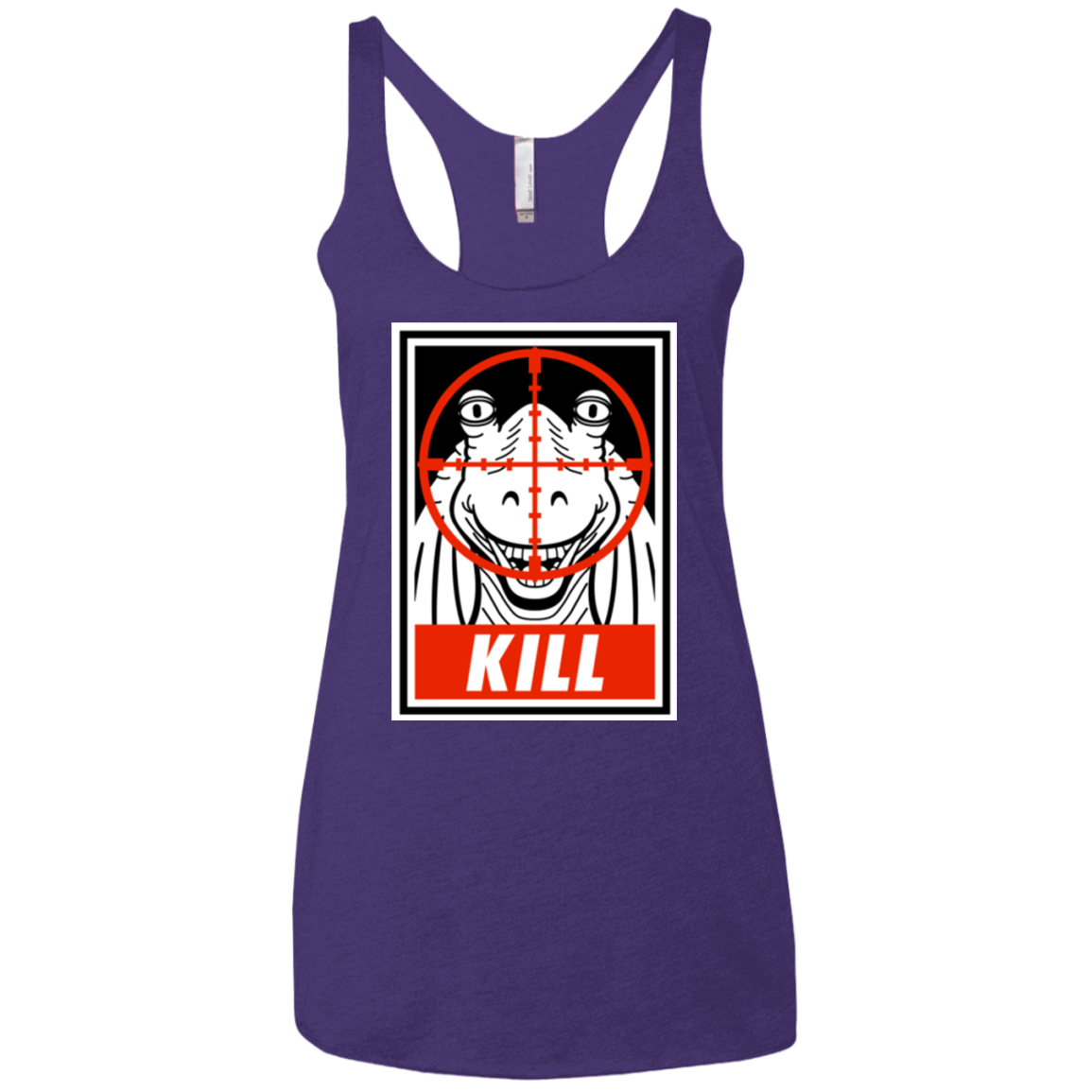 Kill Women's Triblend Racerback Tank