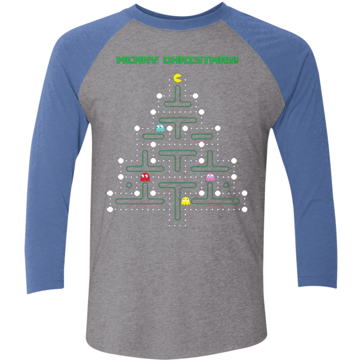Mcpacman Men's Triblend 3/4 Sleeve