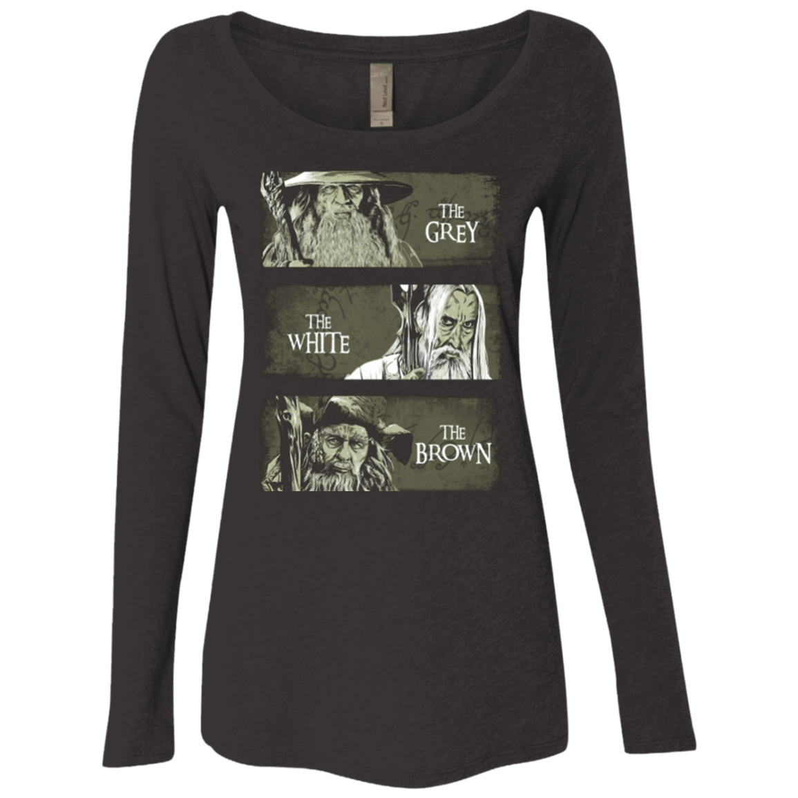 Wizards of Middle Earth Women's Triblend Long Sleeve Shirt