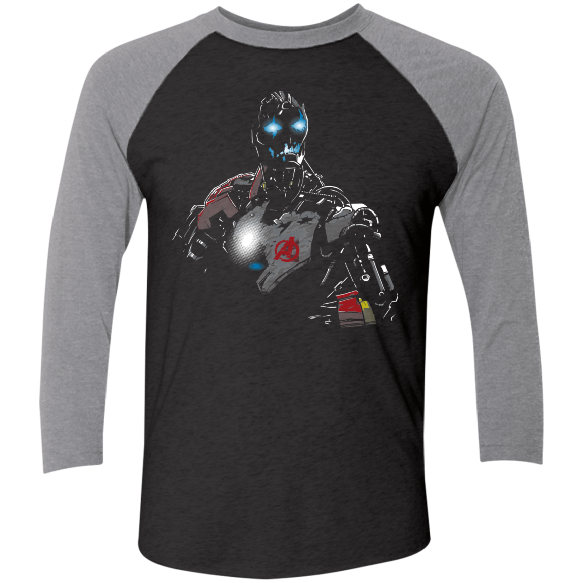 Stringless Men's Triblend 3/4 Sleeve