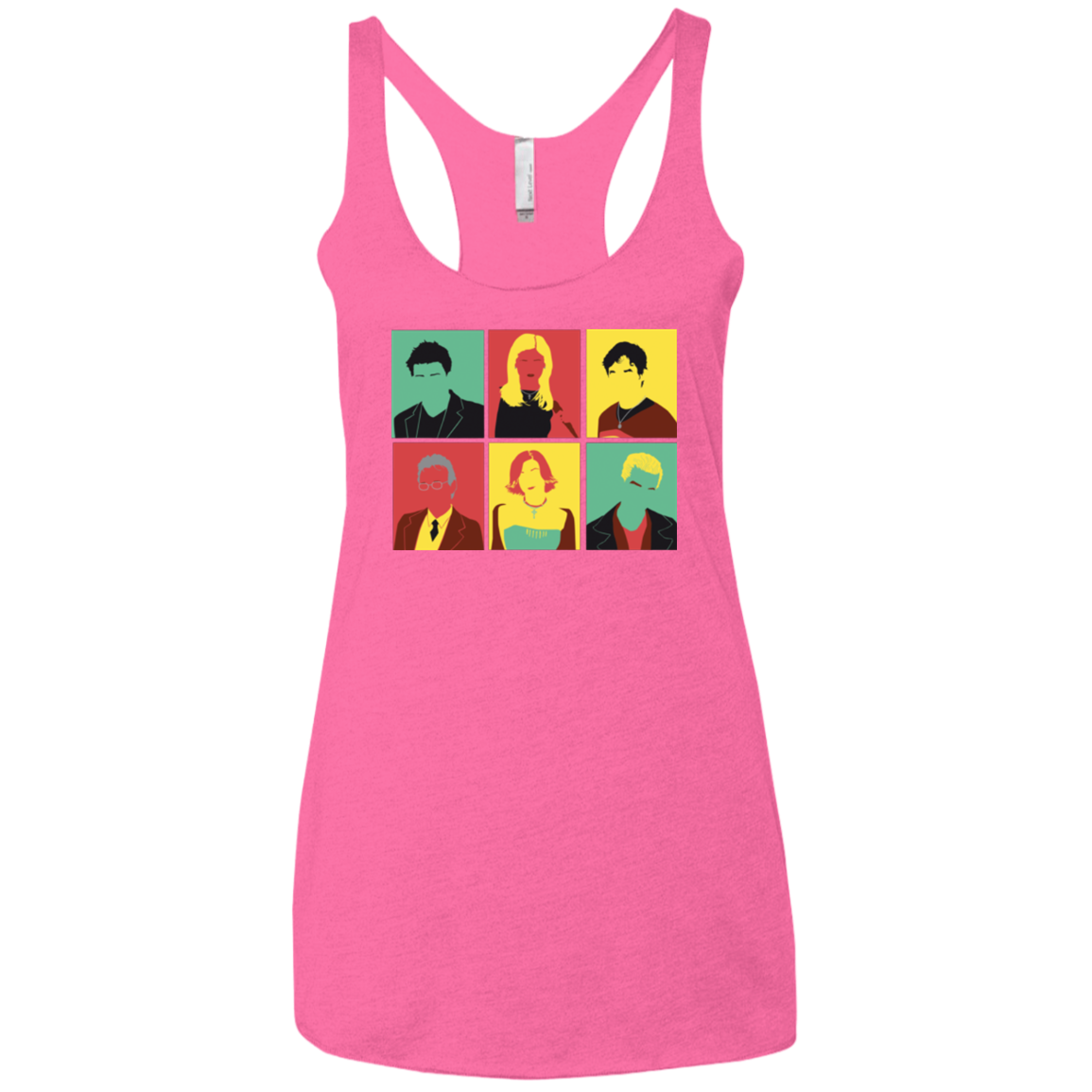 Slayer pop Women's Triblend Racerback Tank