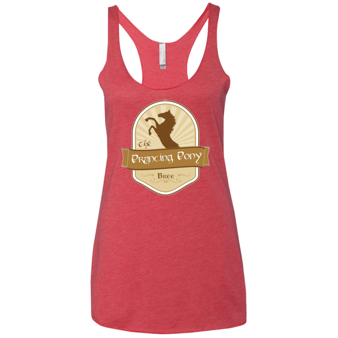 Prancing Pony Women's Triblend Racerback Tank