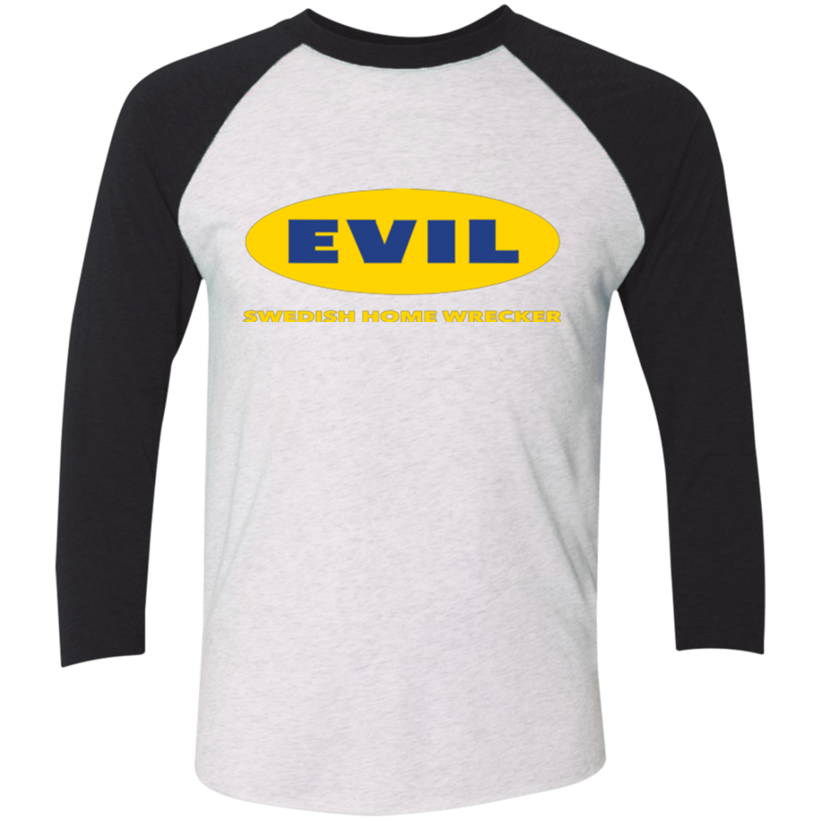 EVIL Home Wrecker Triblend 3/4 Sleeve