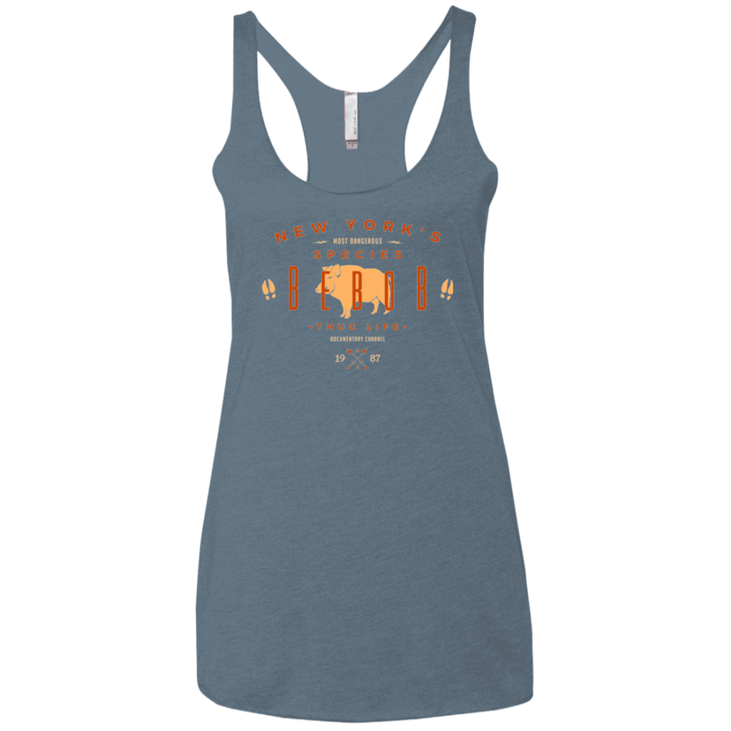 NY SPECIES - BEBOB Women's Triblend Racerback Tank