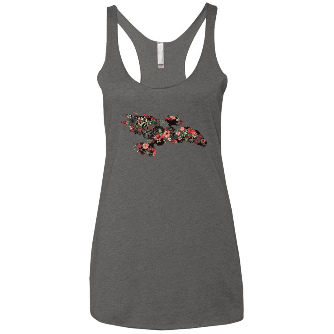 Flowerfly Women's Triblend Racerback Tank