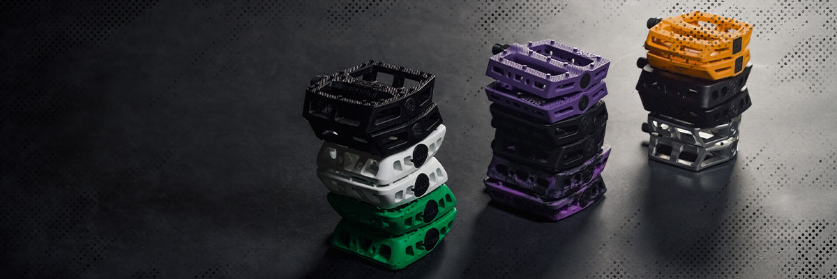 purple bmx pedals