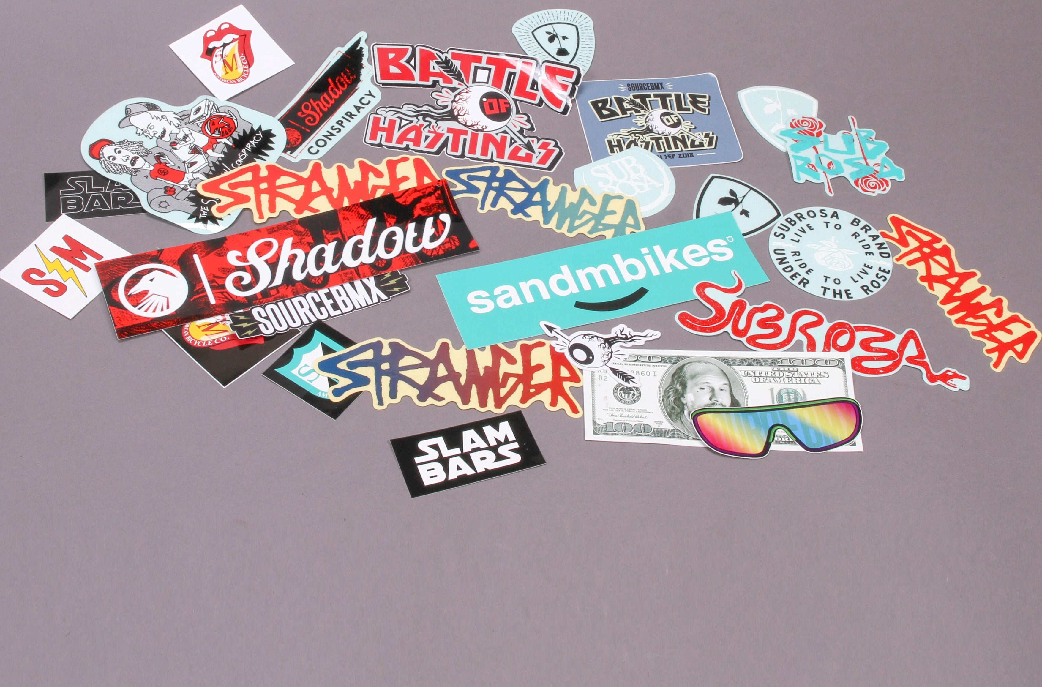 10 Stickers BSD Forever Assorted BMX Sticker Pack New & Sealed Bike Cycle 