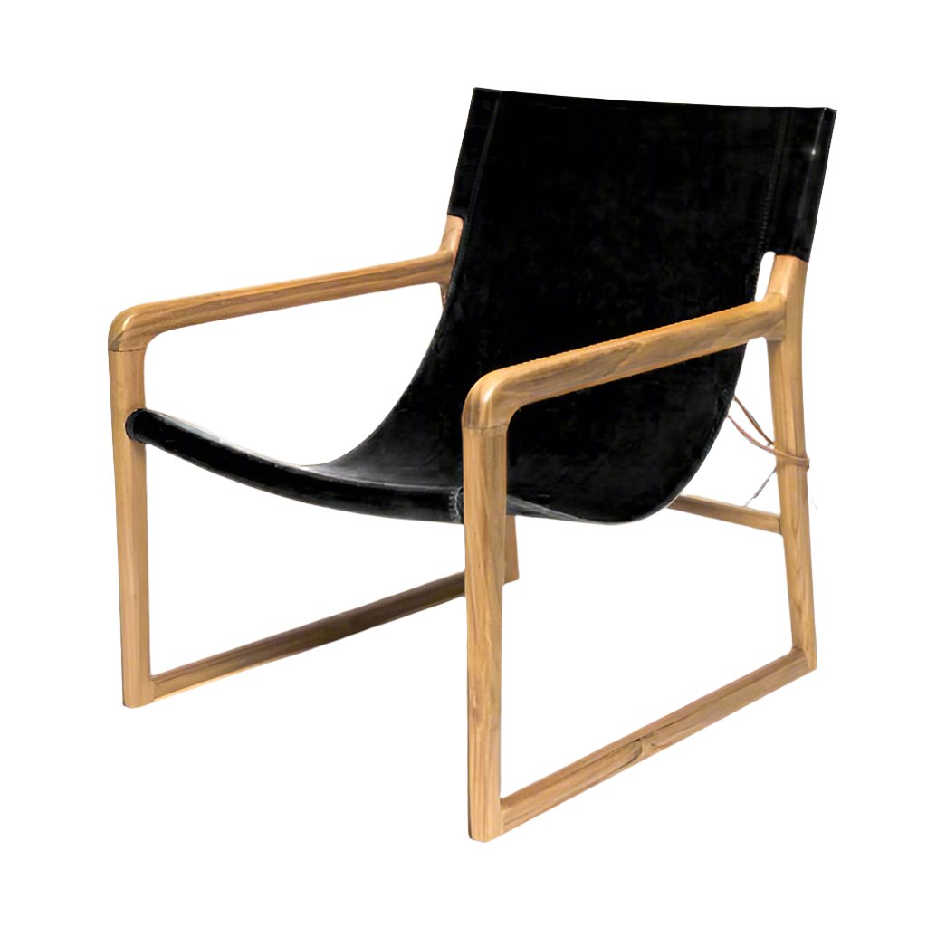 sling chair black