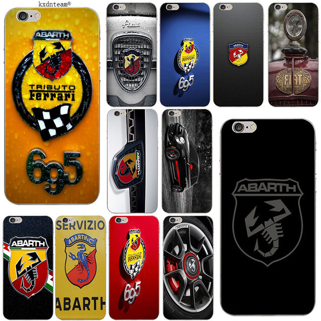 6+ XS carbone abarth Coques pour IPhone 11 6 5. XR 11 pro 8 + 7+ XS max 8 11 pro max 7