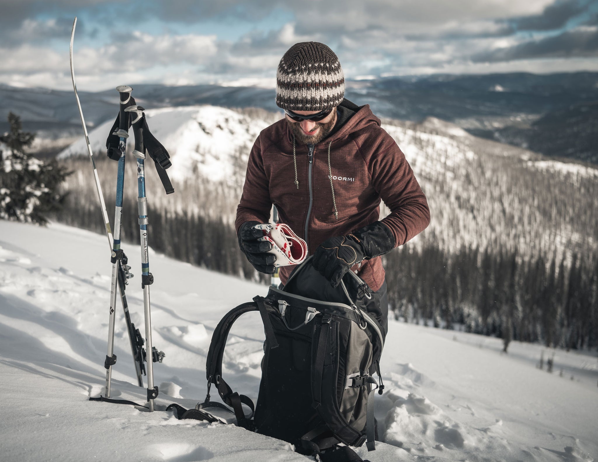 Backcountry ski equipment