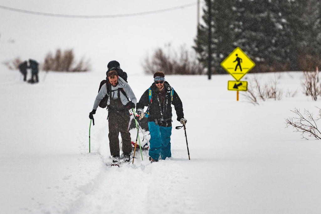 Skinning uphill