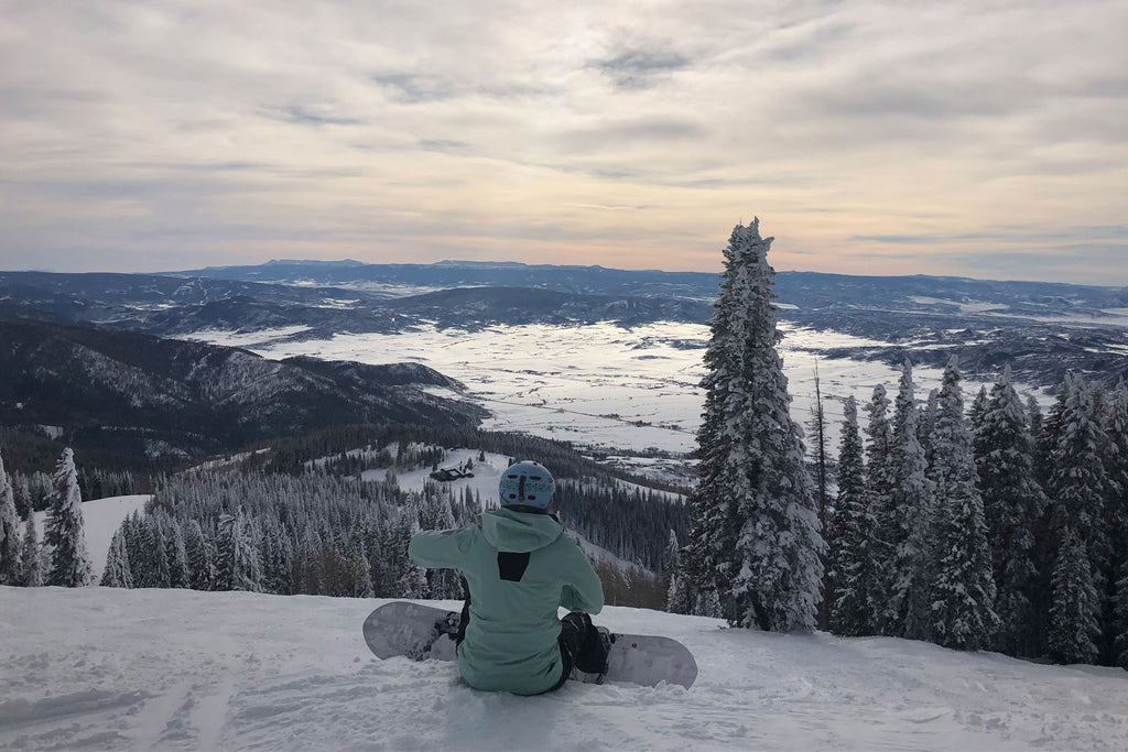 The magical view from Steamboat Ski Resort