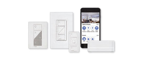 Caseta Wireless dimmers, switches, remote, Smart Bridge, Lutron App