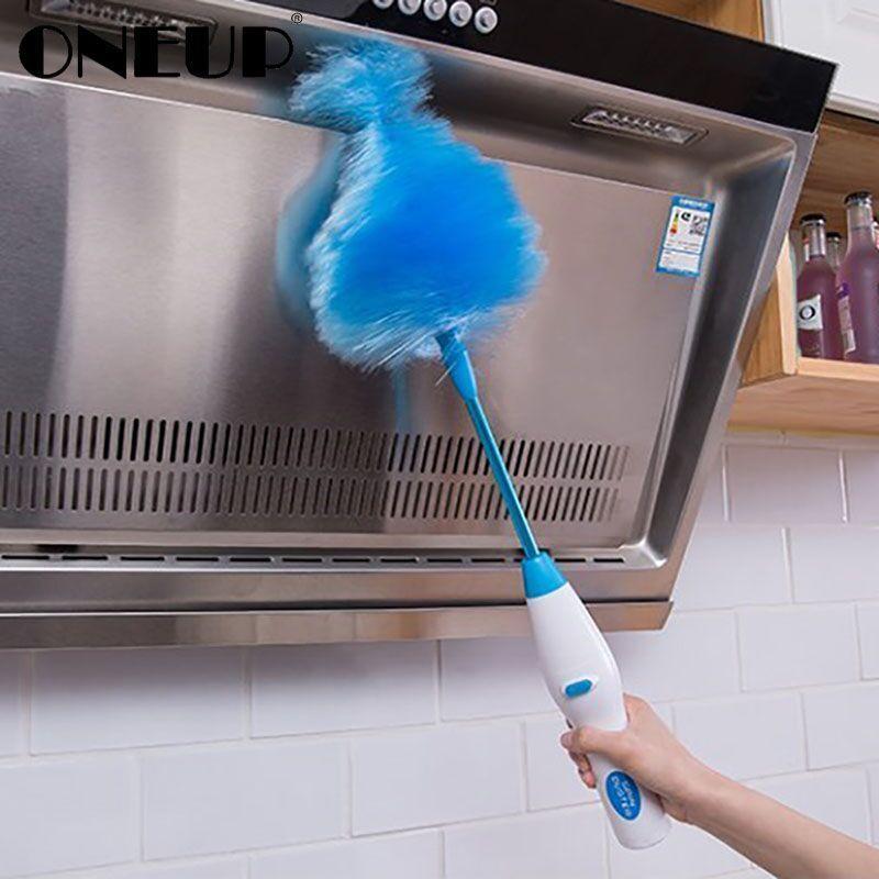 Electric Dust Mites Cleaning Feather Duster(With 3 free extension rods) - Best family assistant