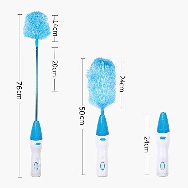 Electric Dust Mites Cleaning Feather Duster(With 3 free extension rods) - Best family assistant