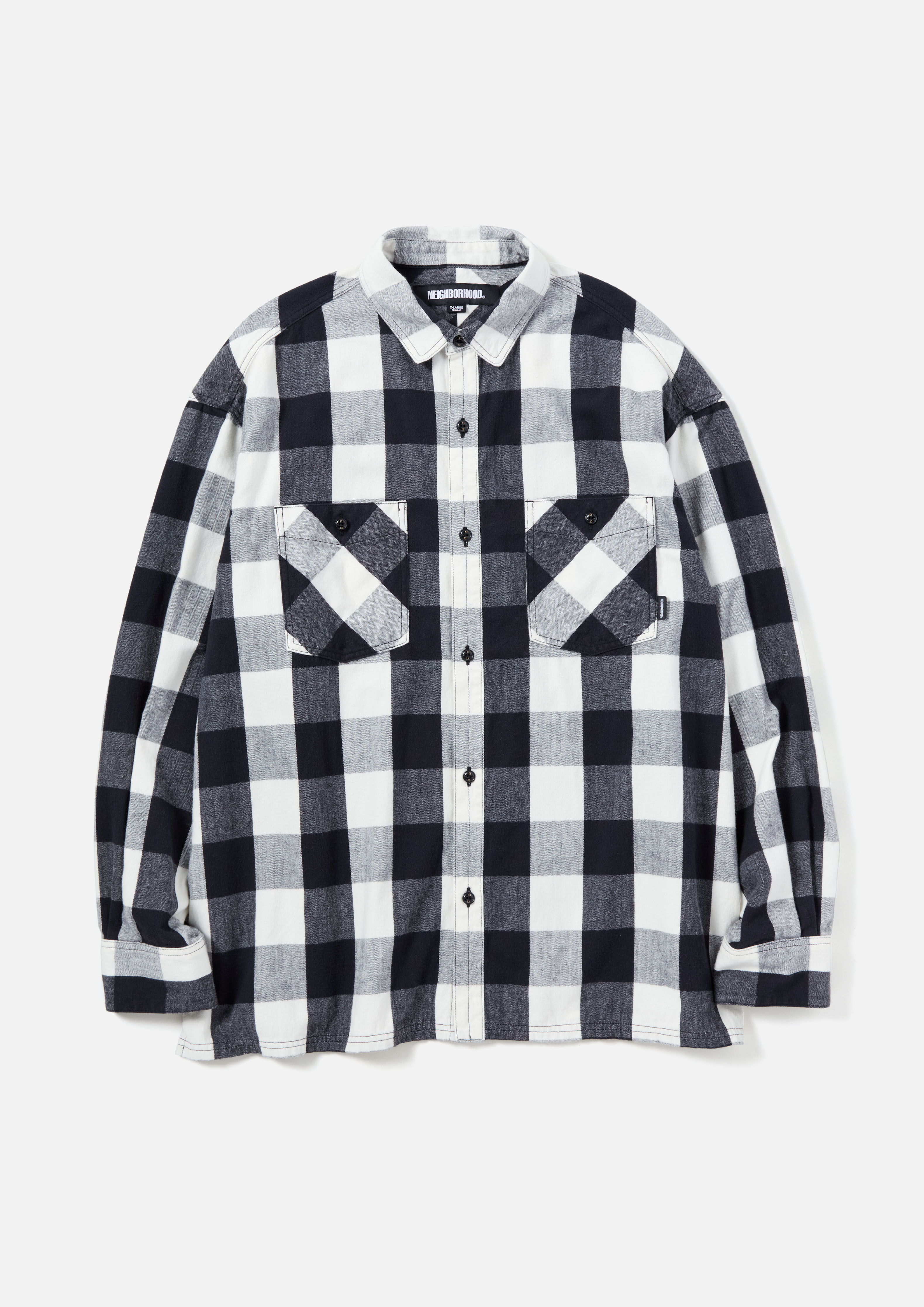 20720円買う の が 安い 店 23ss NEIGHBORHOOD BUFFALO CHECK SHIRT LS