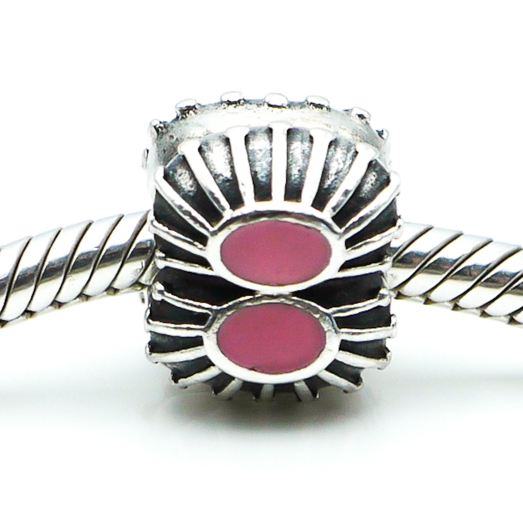 ruw Alarmerend binnenkort PANDORA Pink Enamel One Of A Kind Sterling Silver Clip Charm With Pink –  Legacy Collectors